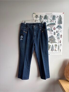 Shyger Mickey Mouse Embroidered Jeans XXXL 34 waist